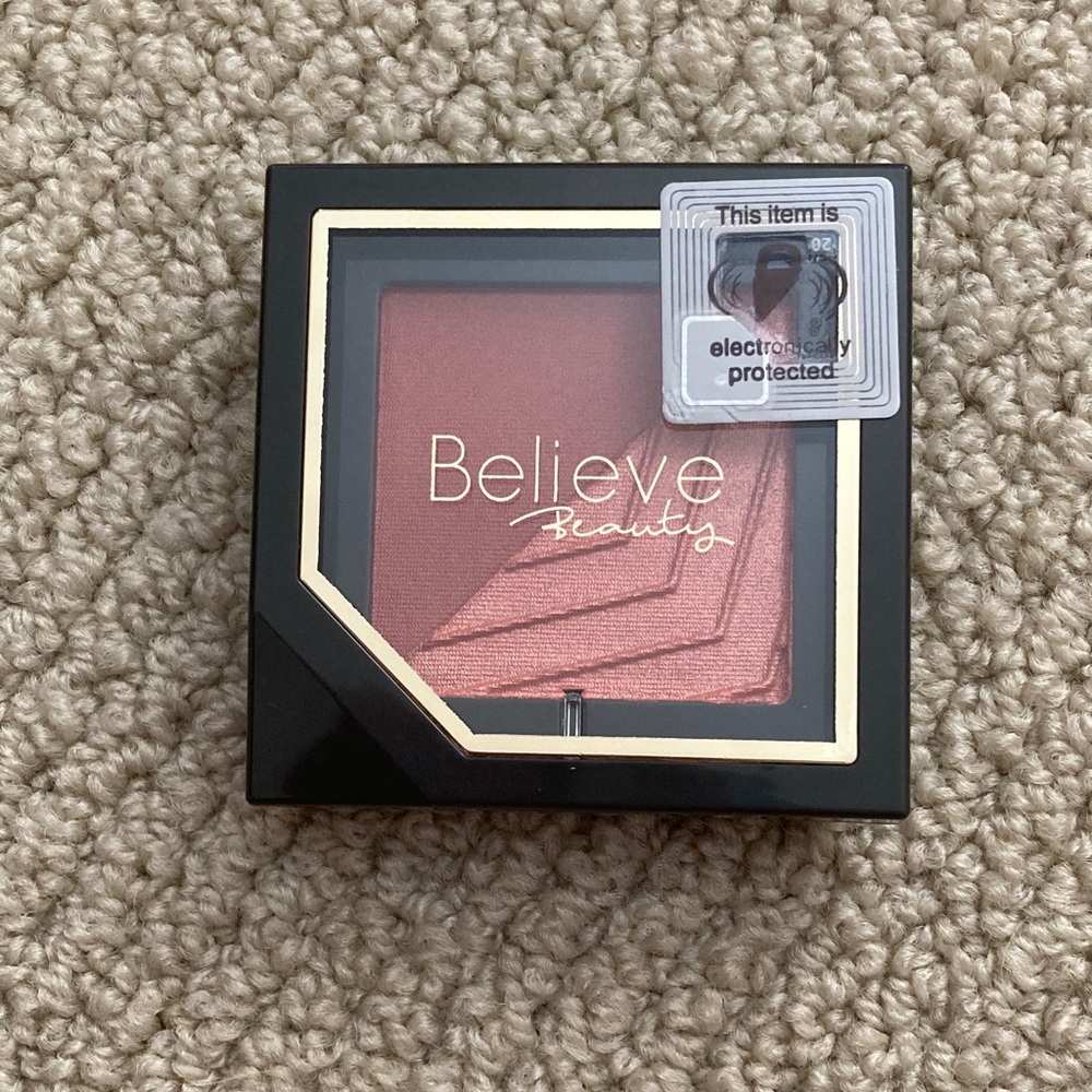 NEW Believe Beauty Blush Duo Amore Major Monochrome Matte & Shimmer 0.14 oz NIB